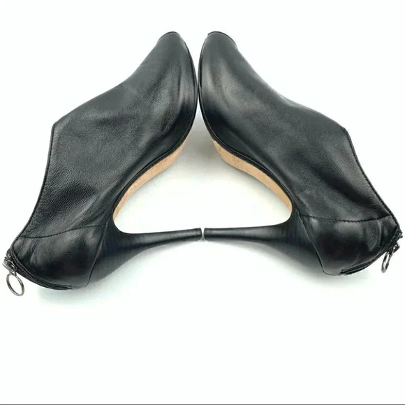 Max Studio ankle booties size 8.5 black leather - Picture 5 of 11